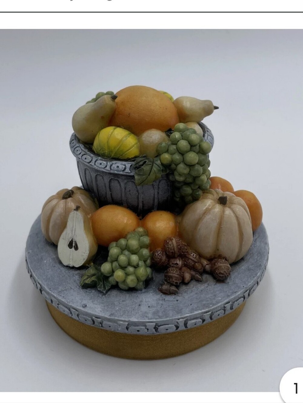 Our America Gift Elegant Fruit Candle Topper - Multi-Color